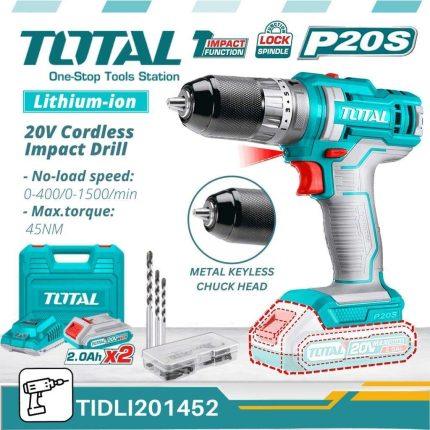 Total 20V Lithium-Ion Impact Drill