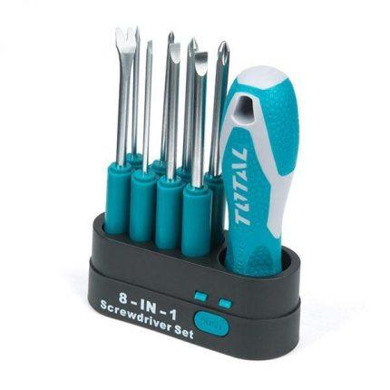 Screwdriver Set Total THT250906 9 pcs Inter-changeable