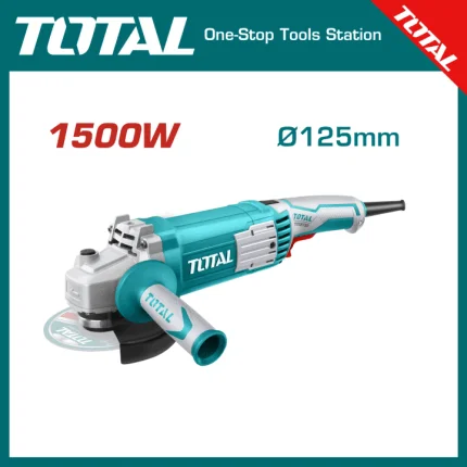 Total 1500W Angle Grinder -With 5″/125mm disc