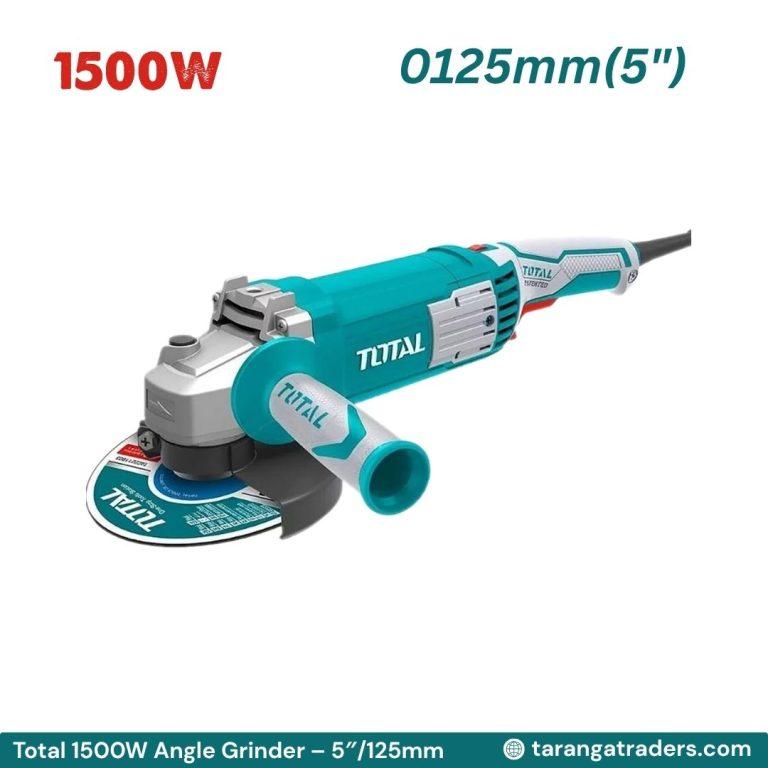 Total 1500W Angle Grinder – 5″/125mm disc