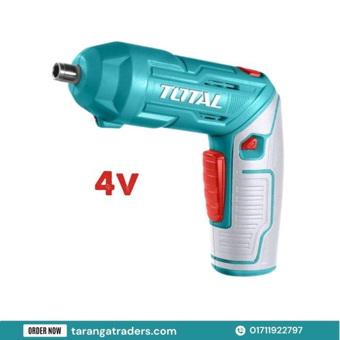 TOTAL 4V Cordless Screwdriver | Lithium-Ion | Type-C Charging | TSDLI0442 - Image 3