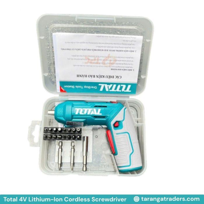 TOTAL 4V Cordless Screwdriver | Lithium-Ion | Type-C Charging | TSDLI0442 - Image 4