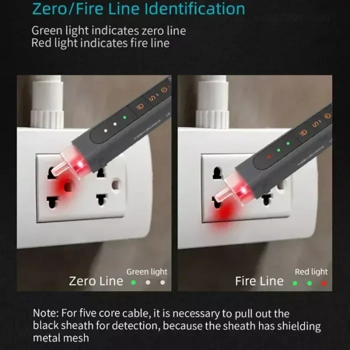 Xiaomi JIMIHOME JM-G2704 Mini Electric Test Pen – Smart Non-Contact Voltage Detector - Image 3