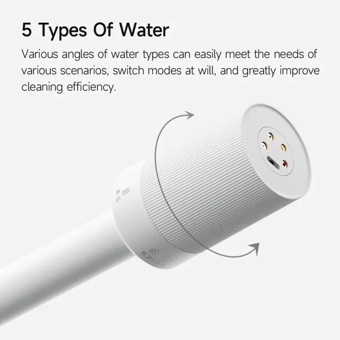 Xiaomi Mijia Car Wash Gun | Cordless Pressure Washer with 2000mAh Battery & 5 Nozzles - Image 5