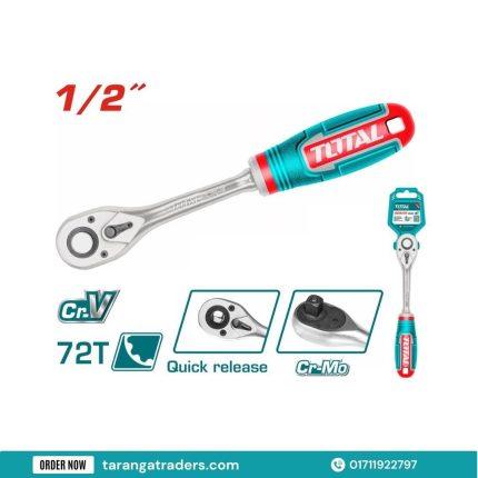 TOTAL Ratchet Wrench 1/2" (THT106126) - Premium Quality Hand Tool