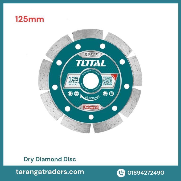 TOTAL Dry Diamond Disc 125mm (TAC2111253) – High-Performance Cutting Solution