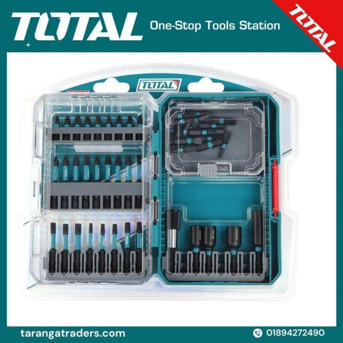 TOTAL 51 Pcs impact screwdriver bits set TACSDL25106 - Image 3
