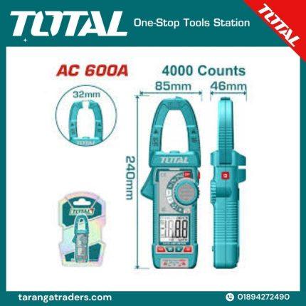 TOTAL Digital AC Clamp Meter TMT766001