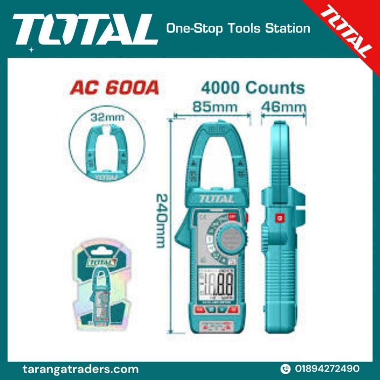 TOTAL Digital AC Clamp Meter TMT766001