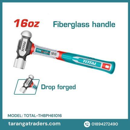 TOTAL Ball Pein Hammer 16oz / 450g – The Professional's Choice for Metalworking & DIY in Bangladesh
