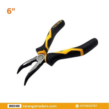 TOLSEN 10023 7" বেন্ট নোজ প্লায়ার (6 ইঞ্চি, 160mm) – Cr-V Industrial GRIPro সিরিজ