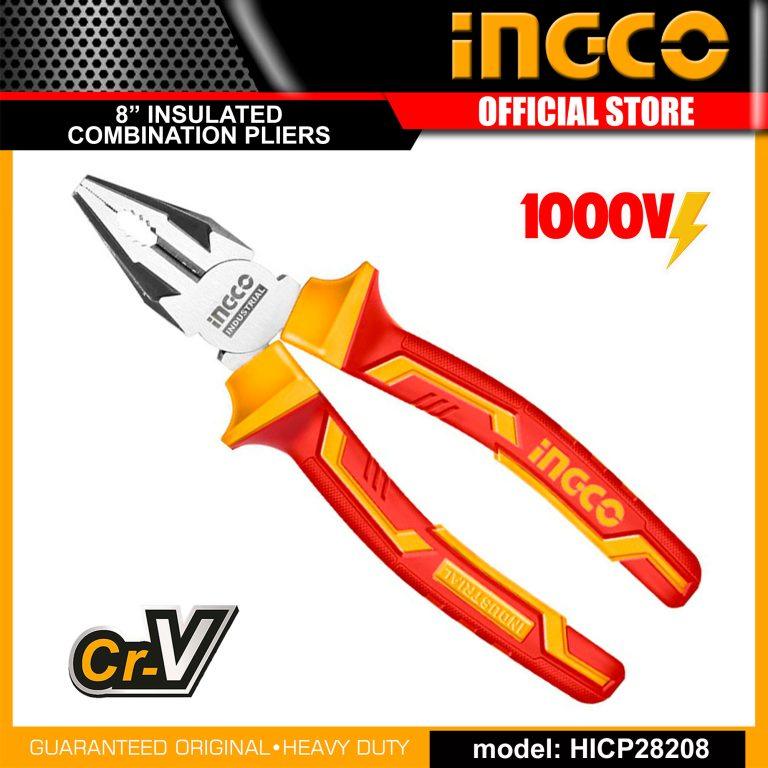 INSULATED Combination Plier 8" – INGCO | Shock-Proof & Safe for Electricians