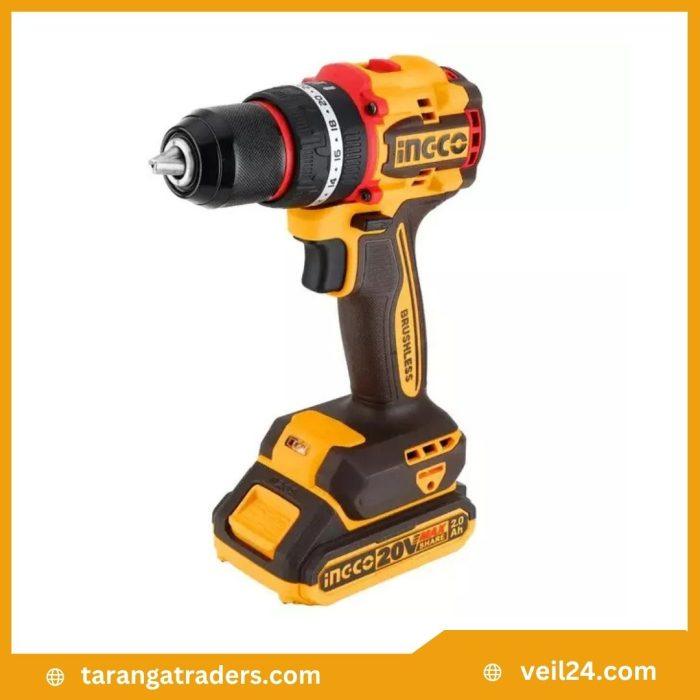 INGCO 20V Compact Brushless Cordless Drill CIDLI205581 – Without Battery & Charger - Image 2