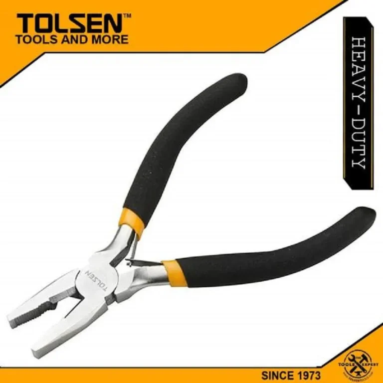 TOLSEN 4.5" Mini Combination Pliers – Bi-Dipped Handle