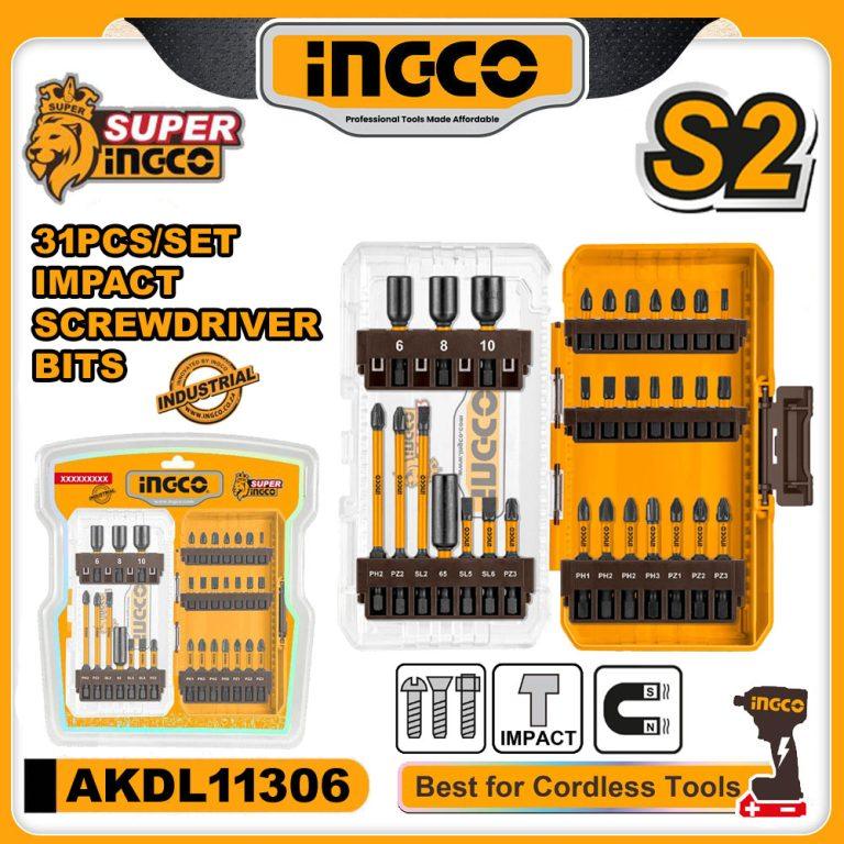 INGCO 31 Pcs Impact Screwdriver Bits Set – AKDL11306