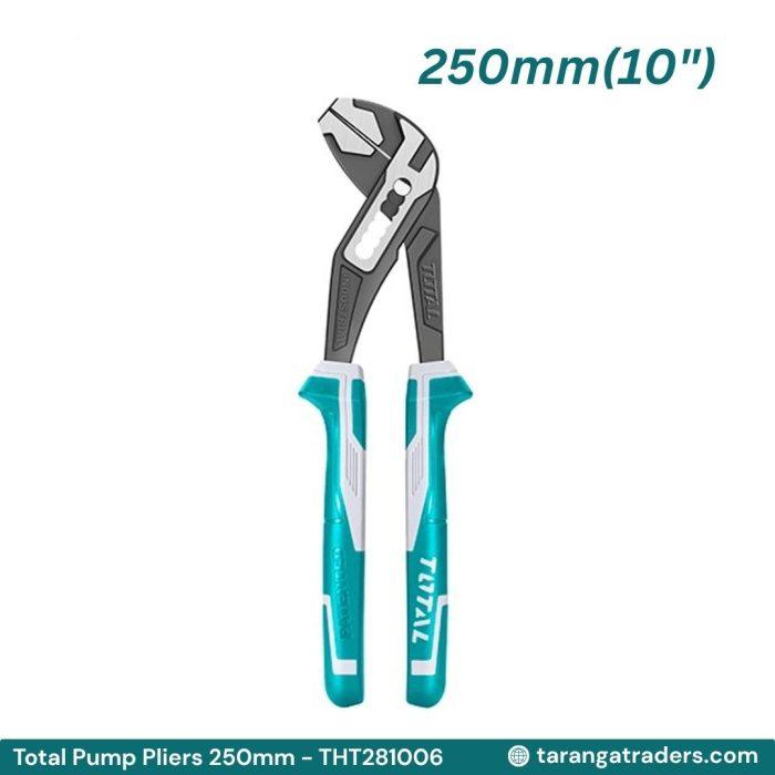 TOTAL THT281006 10" Pump Pliers | Industrial Grade | CR-V Steel Tool - Image 3