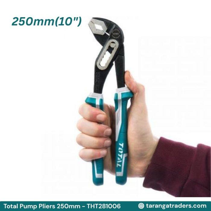 TOTAL THT281006 10" Pump Pliers | Industrial Grade | CR-V Steel Tool - Image 2