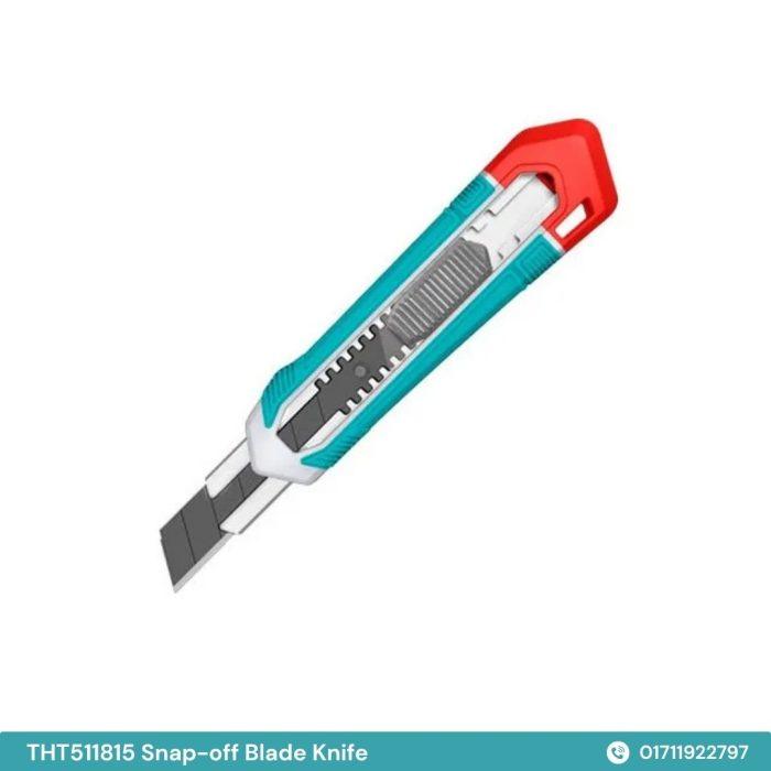 TOTAL Snap-off Blade Knife 179mm / 18mm – ধারালো এবং নির্ভরযোগ্য কাটিং টুল - Image 2