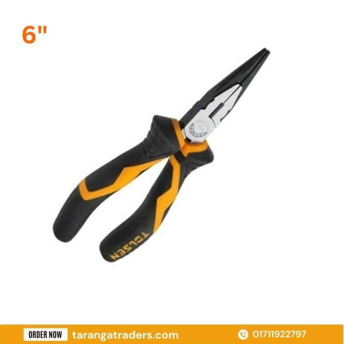 Tolsen Long Nose Pliers 6 Inch 150mm Industrial GRIPro Series - 10021 - Image 4