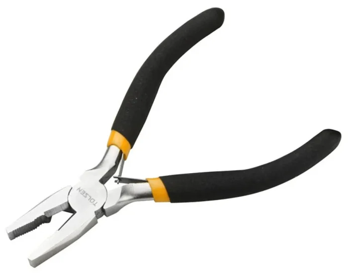 TOLSEN 4.5" Mini Combination Pliers Bi-Dipped Handle Model 10030 - Image 3