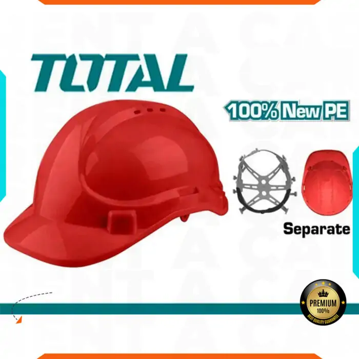 TOTAL SAFETY HELMET RED (TSP2611)
