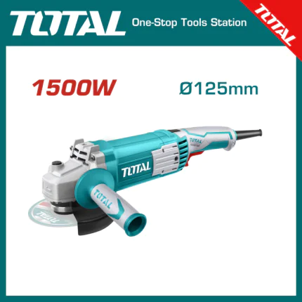Total 1500W Angle Grinder -With 5″/125mm disc
