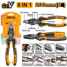 Ingco 8-in-1 Multi-Function Combination Pliers HMFCP28200