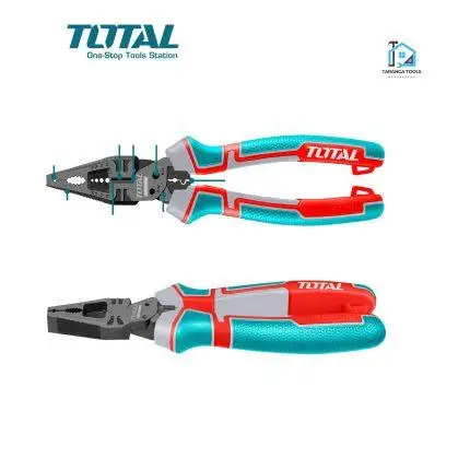 Total 8-in-1 Multi-Function Combination Pliers